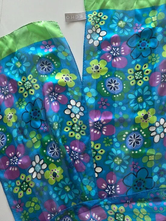 Echo Silk Scarf - Picture 5 of 5